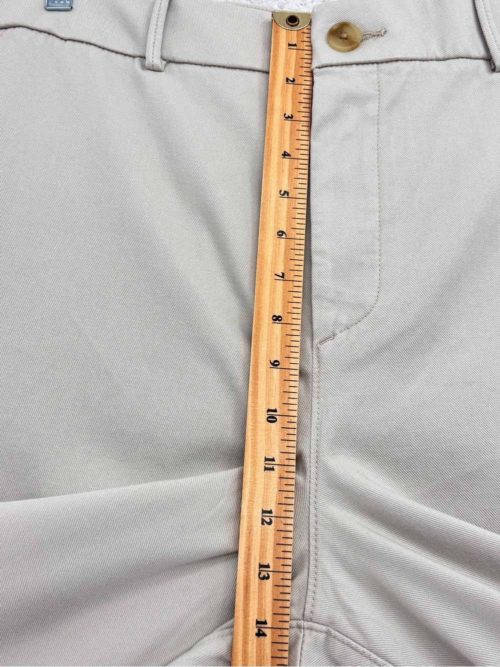 SPANX Supersmooth Stretch Twill Cropped Wide Leg Pant Colour Bone Petite 1X - Picture 9 of 16